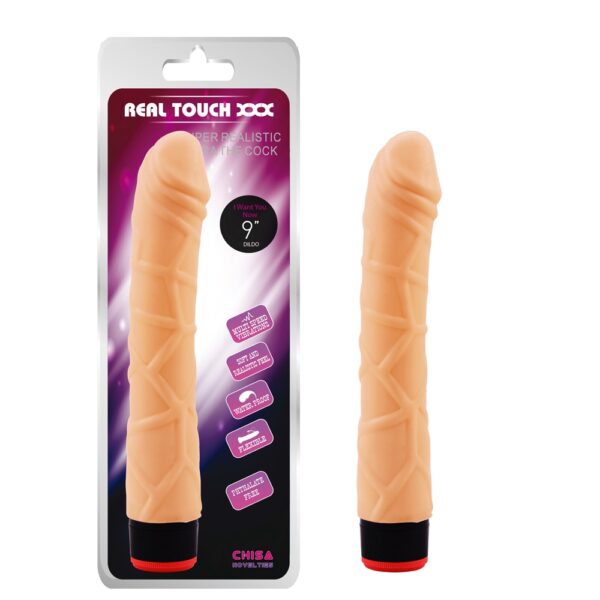 9” Vibe Cock Flesh