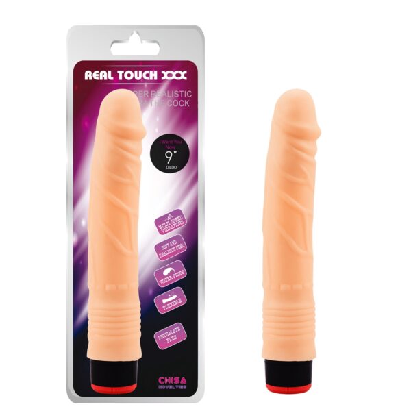 9” Vibe Cock Flesh