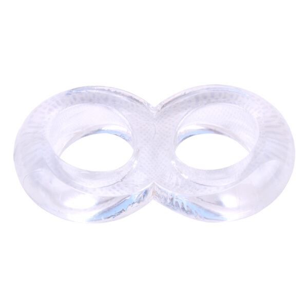 Duo Cock 8 Ball Ring Clear
