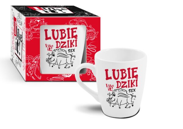 Kubek Baryłka 300ml   Lubię dziki sex   I LIKE IT