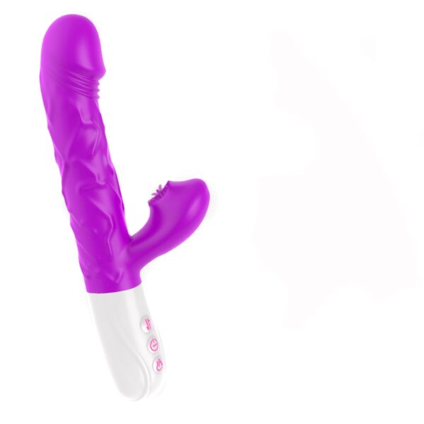 Wibrator  SiliconeTongue Vibrator, USB 10 Function