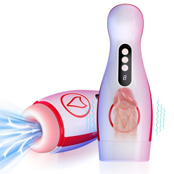 Masturbator   Vibrating  Masturbation Cup , 7 Suction Power, 7 Vibration Setting