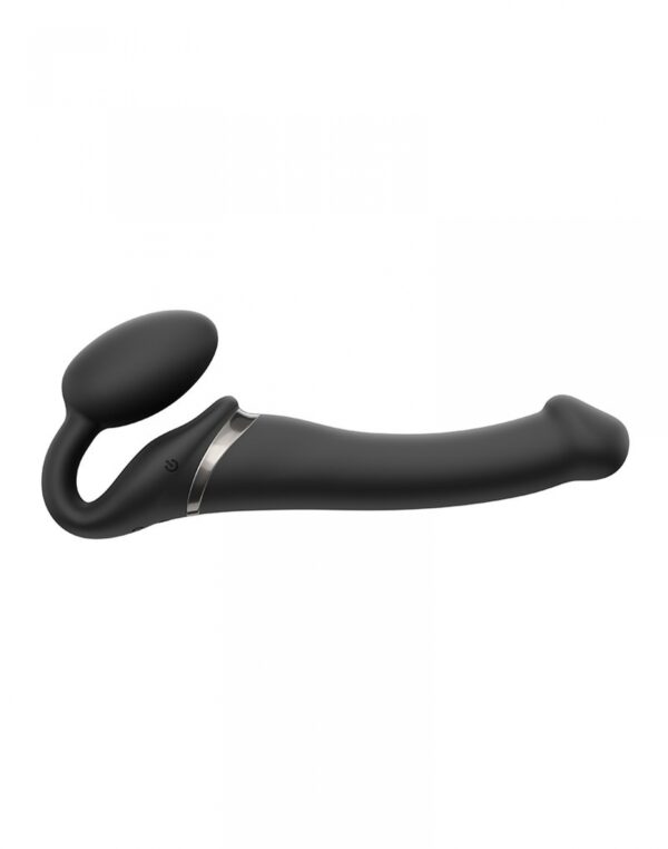 VIBRATING STRAP ON   M   BLACK