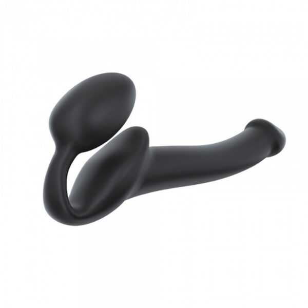 SEMI REALISTIC BENDABLE STRAP ON BLACK   S