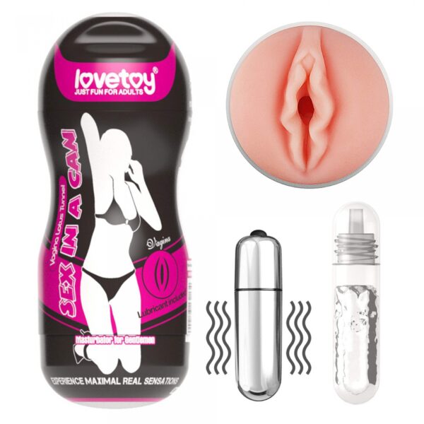 Sex In A Can Vagina Lotus Tunnel   Vibrating