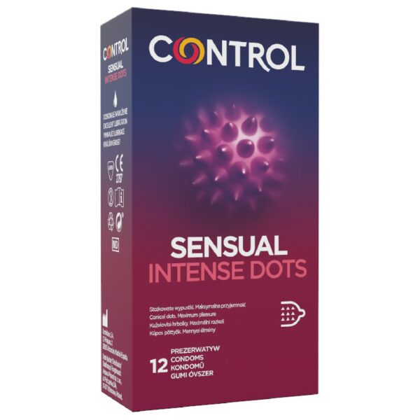 Prezerwatywy Control Sensual Intense Dots 12s