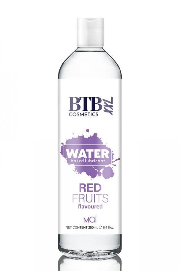 BTB WATER BASED FLAVORED RED FRUITS LUBRICANT 250ML