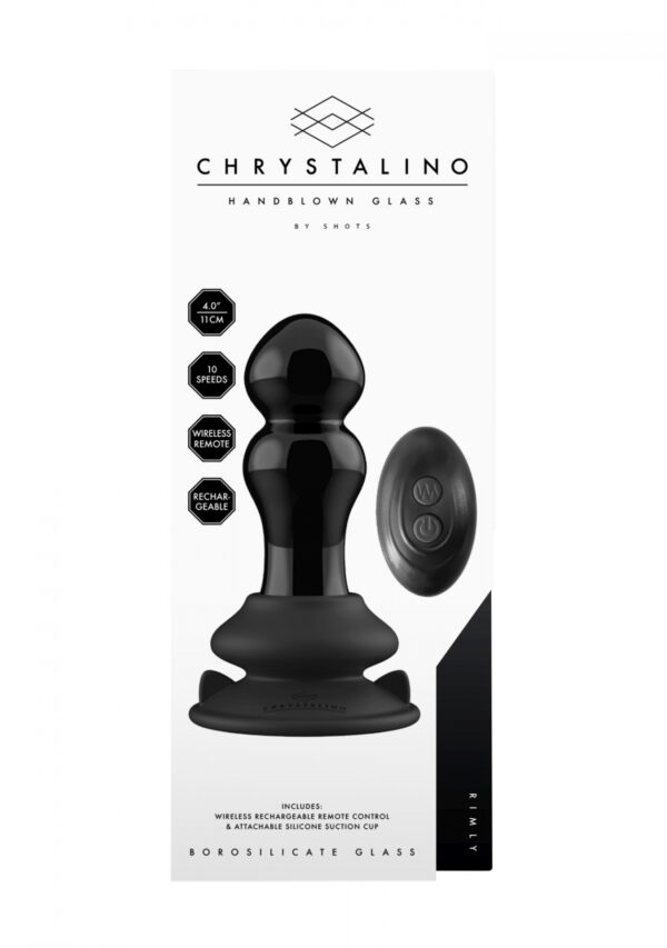Rimly   With Suction Cup and Remote   10 Speed   Black