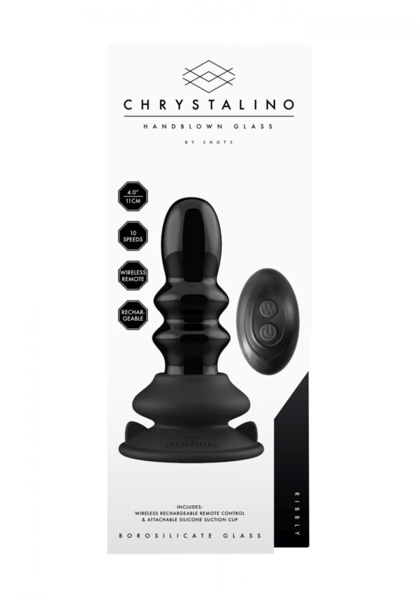 Ribbly   With Suction Cup and Remote   10 Speed   Black