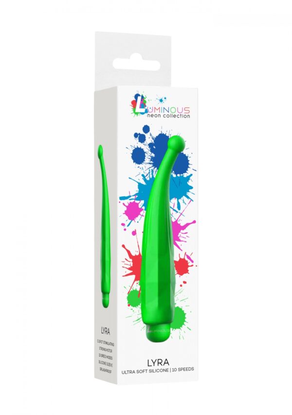 Lyra   ABS Bullet With Sleeve   10 Speeds   Green