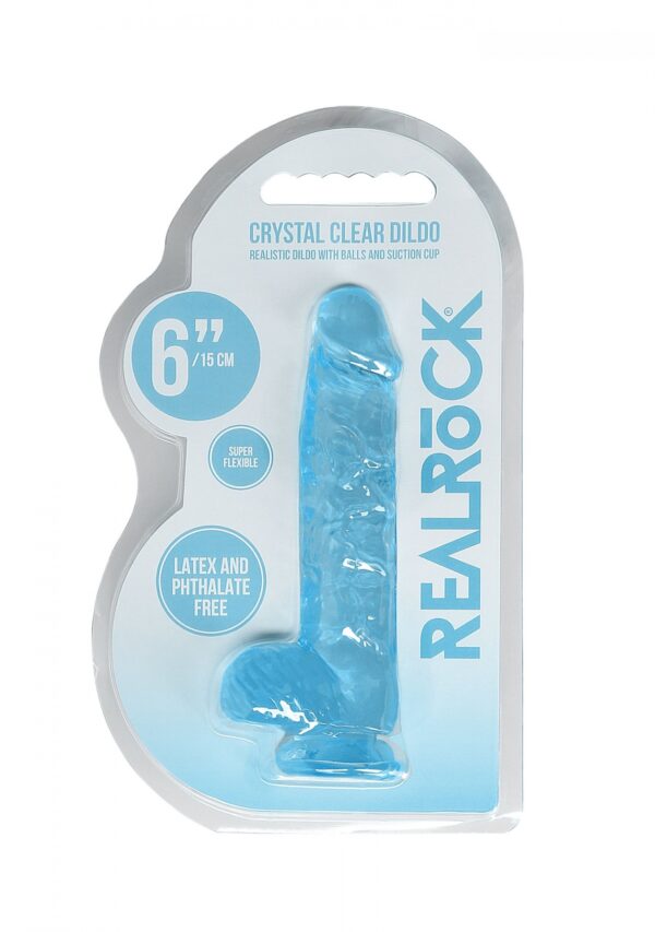 Realistic Dildo with Balls   6/ 15 cm