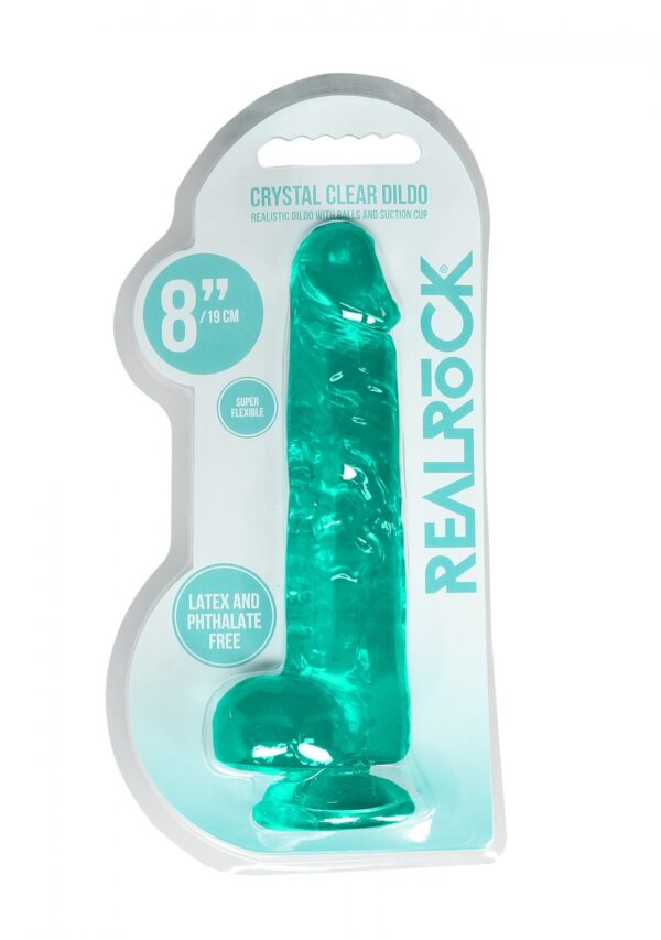 Realistic Dildo with Balls   8/ 21 cm
