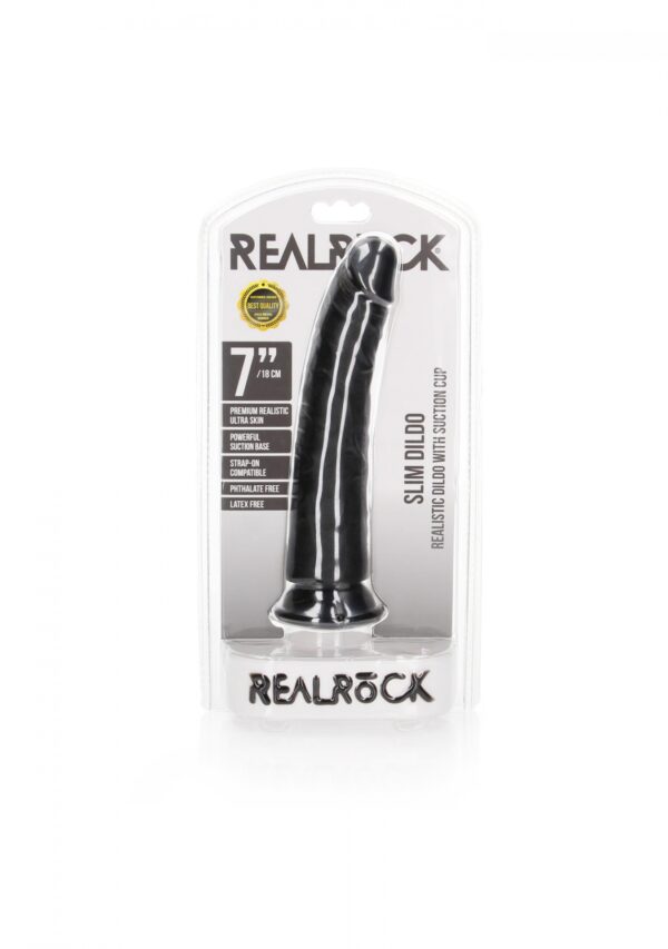 Slim Realistic Dildo with Suction Cup   7/ 18 cm