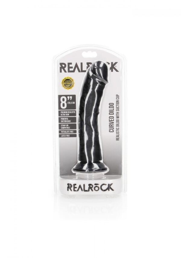 Curved Realistic Dildo with Suction Cup   8/ 20,5 cm