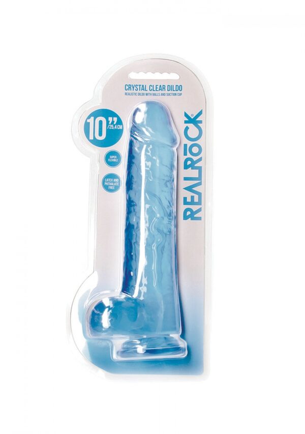 Realistic Dildo with Balls   10/ 25,4 cm