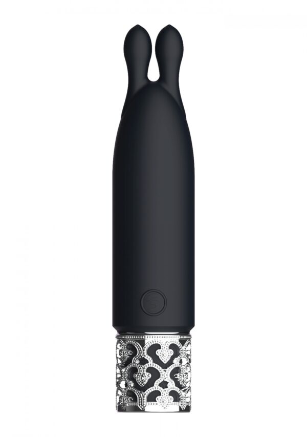 Twinkle   Rechargeable Silicone Bullet   Black