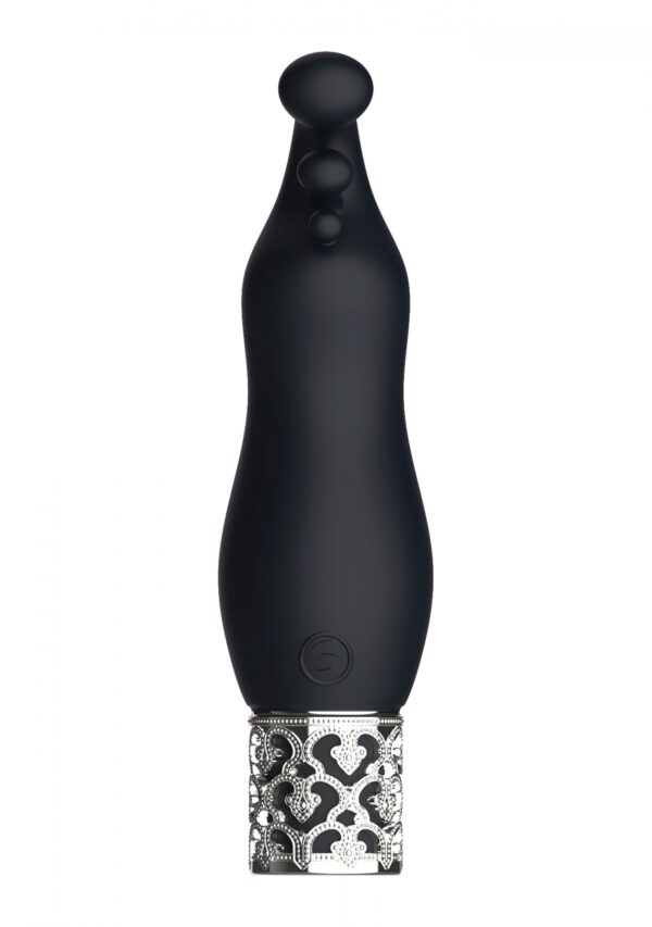 Exquisite   Rechargeable Silicone Bullet   Black