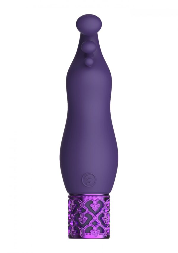 Exquisite   Rechargeable Silicone Bullet   Purple