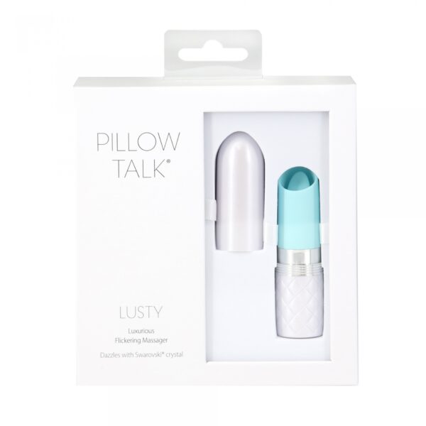 Pillow Talk   Lusty Luxurious Flickering Massager Teal