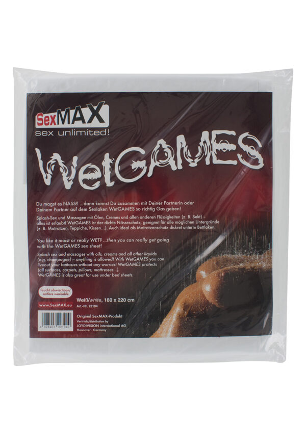 BDSM SexMAX WetGAMES Sex sheet, 180 x 220 cm, white