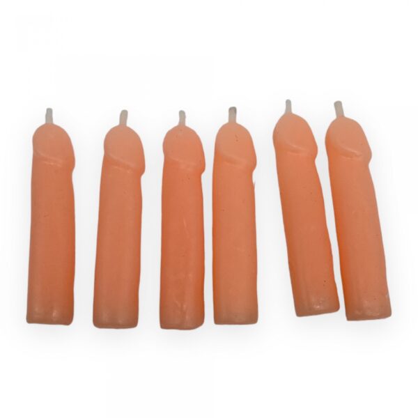 Świeczki Party Penis Candles 6pcs Pack Flesh