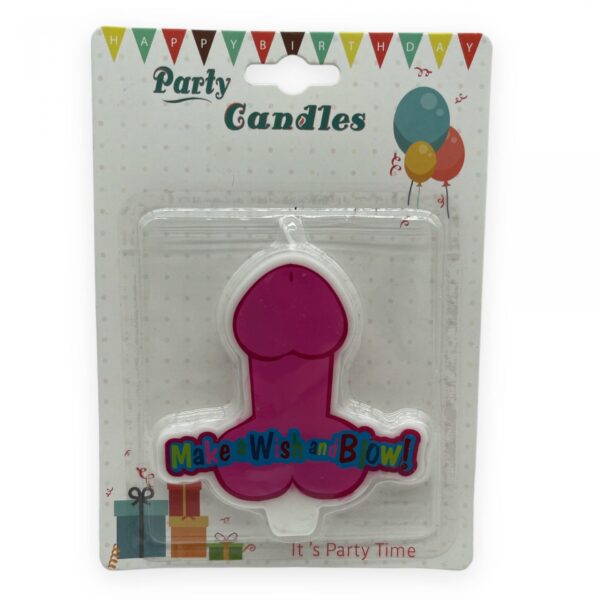 Świeczka Party Penis Candle XL Pink