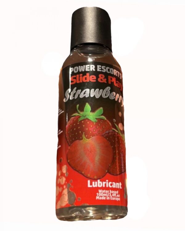 Żel Power Escorts Strawberry Lubricant 100ml Slide&Play