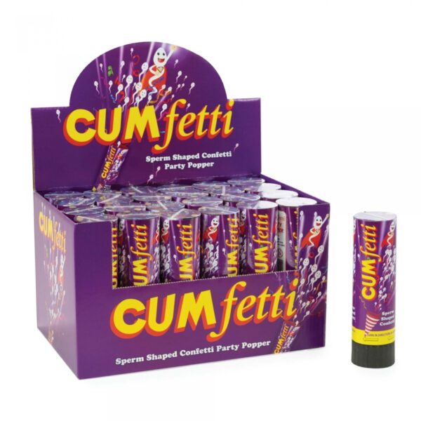 Cumfetti   confetti w kształcie plemników