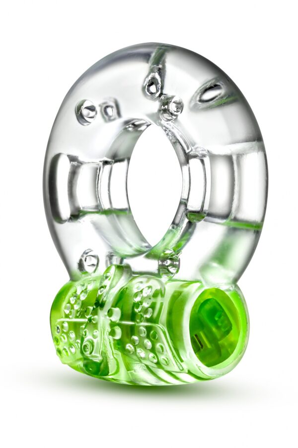 PLAY WITH ME AROUSER VIBRATING C RING GREEN