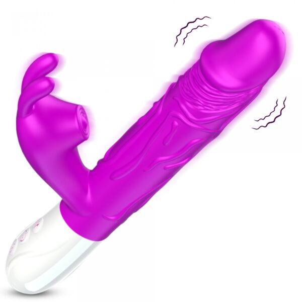 Wibrator Silicone, Vibrator USB, 7 vibration modes, Heating