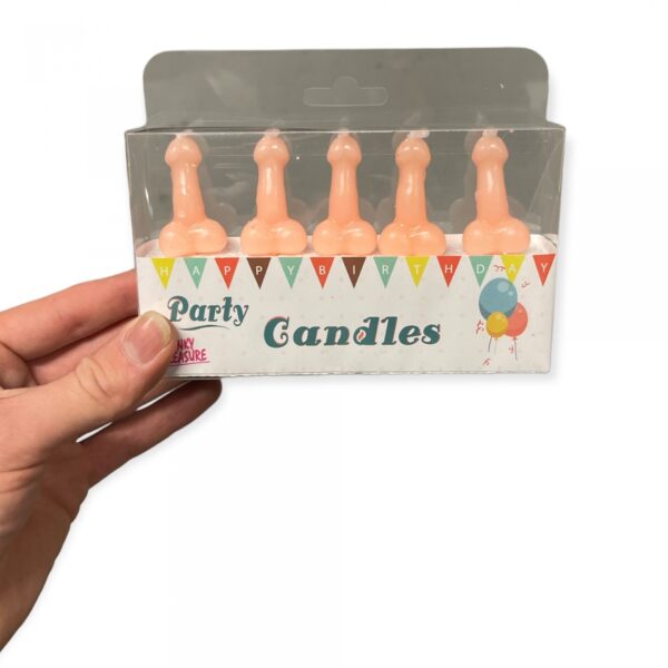 Świeczki Party Penis Candles 5pcs Pack Flesh