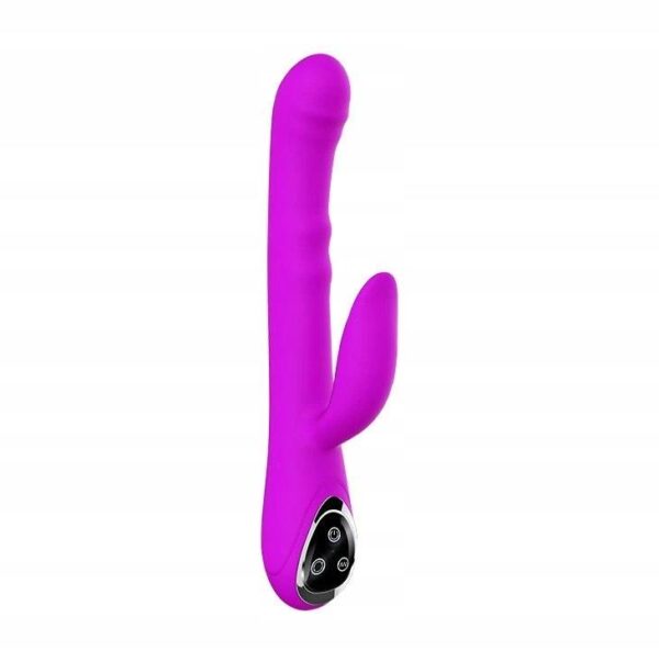 PRETTY LOVE  INTIMATE ,Silikonowy Wibrator z Ruchem Rotacyjnym