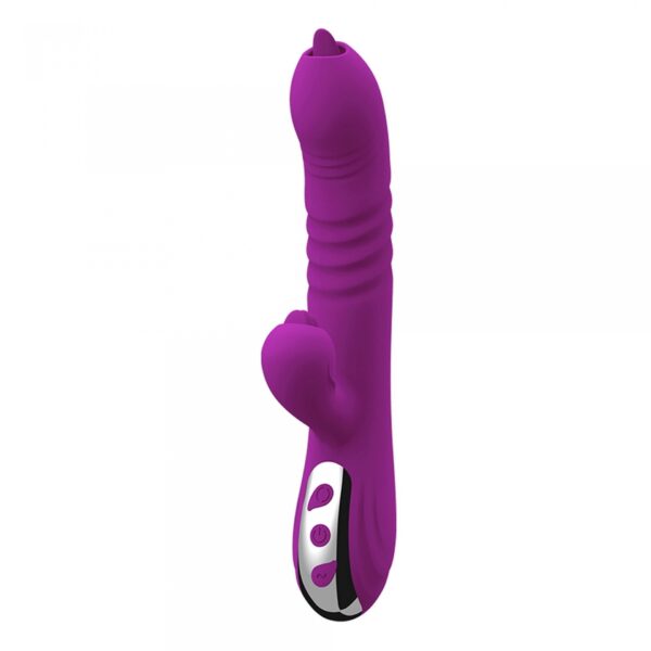 Wibrator Fairy USB 3 functions of thrusting / 20 vibrations  Purple