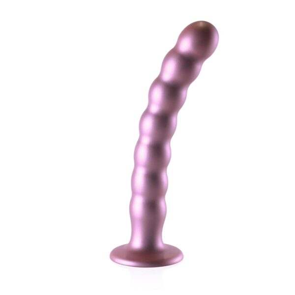Beaded G Spot Dildo   8 / 20,5 cm   Rose Gold