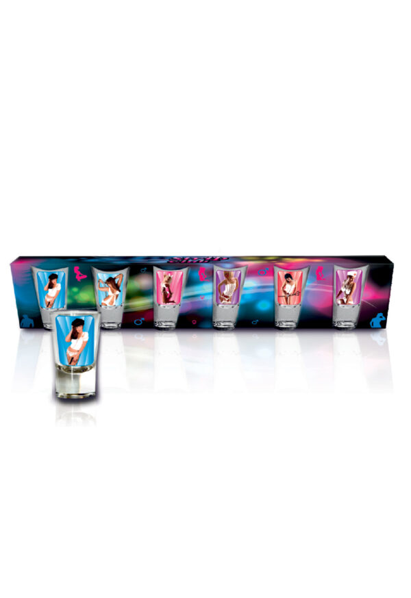 Szkło Zestaw 6 kieliszków 35ml Strip Club Kobiety