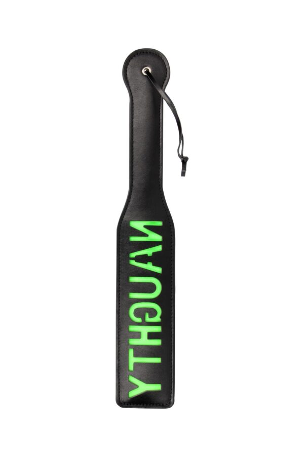 Naughty Paddle   Glow in the Dark   Black/Neon Green