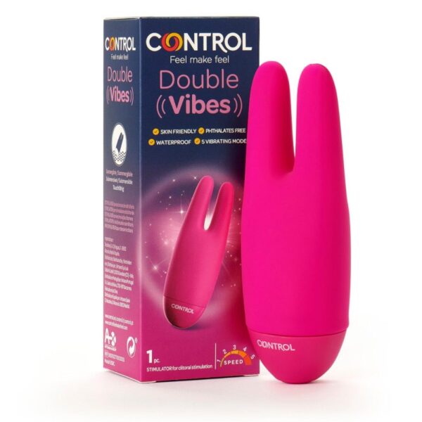 Control Double Vibes   masażer króliczek