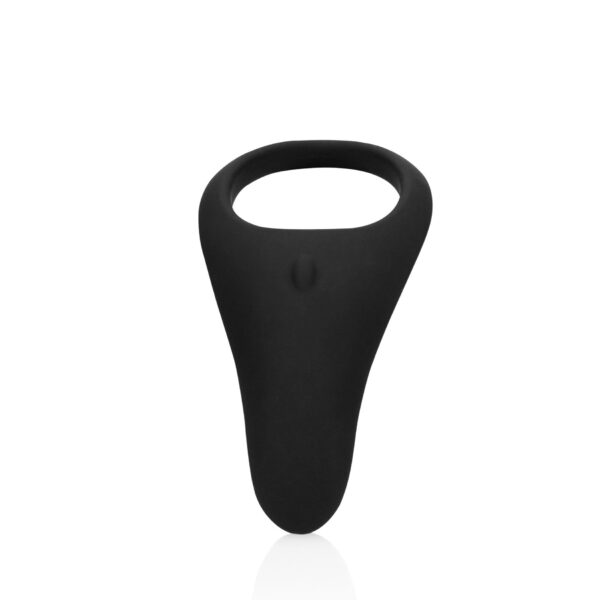 Pointed Vibrating Cock Ring   Licorice Black
