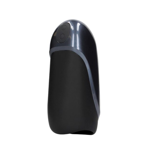 Vibrating Masturbator Sleeve   Licorice Black