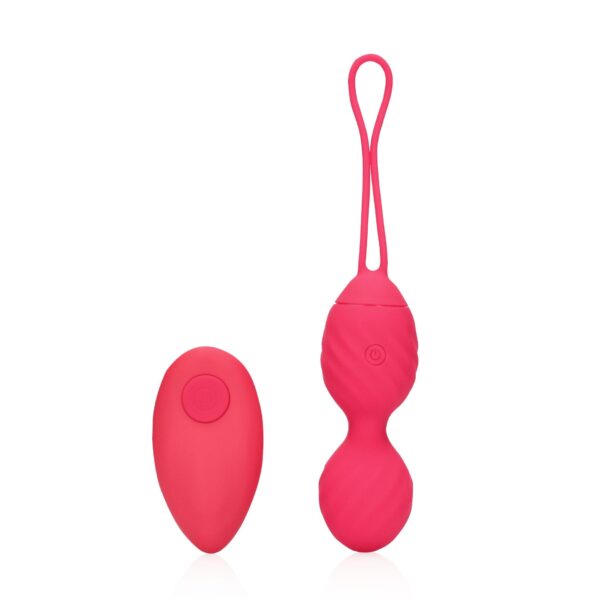 Vibrating Egg with Remote Control   Strawberry Red