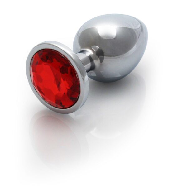 Round Gem Butt Plug   Large