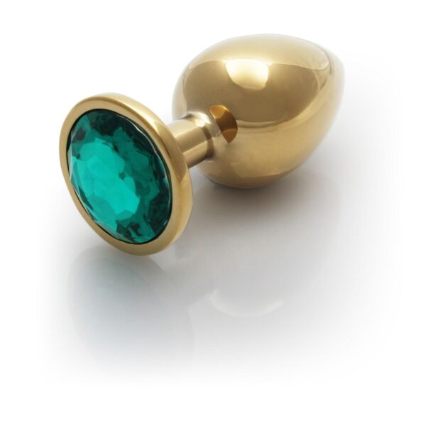 Round Gem Butt Plug   Large
