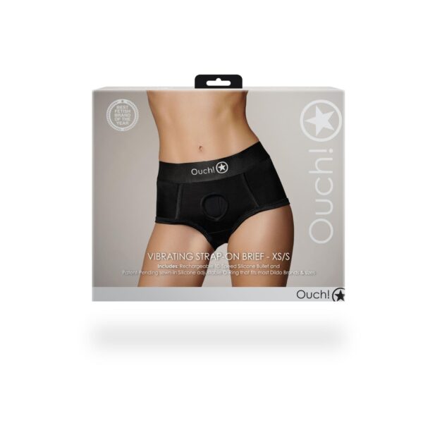Vibrating Strap on Brief   XS/S