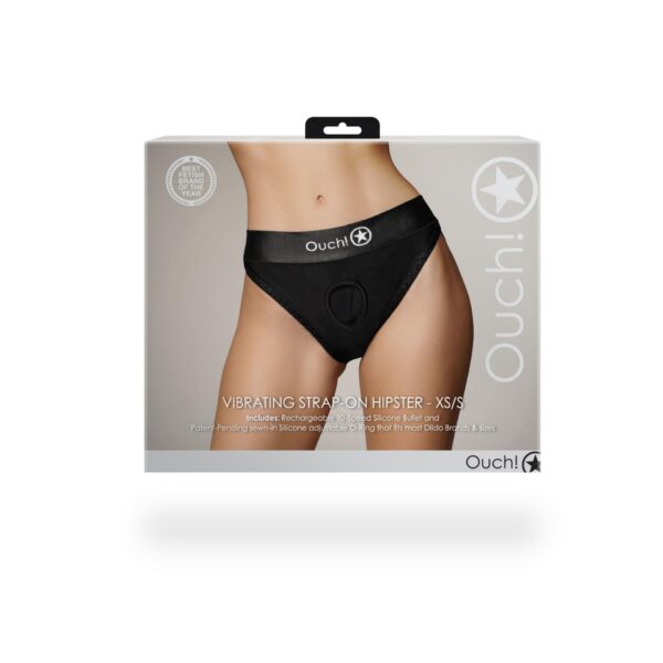 Vibrating Strap on Hipster   XS/S