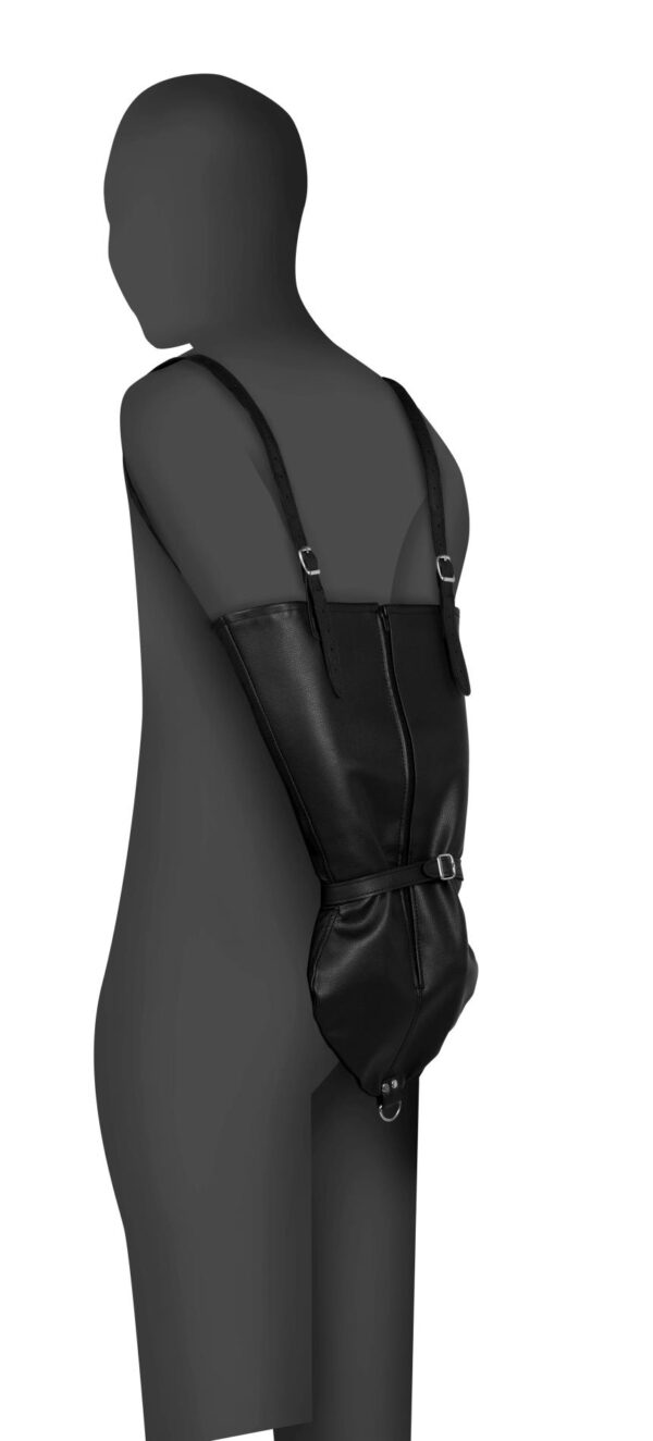 Zip up Full Sleeve Arm Restraint   Black