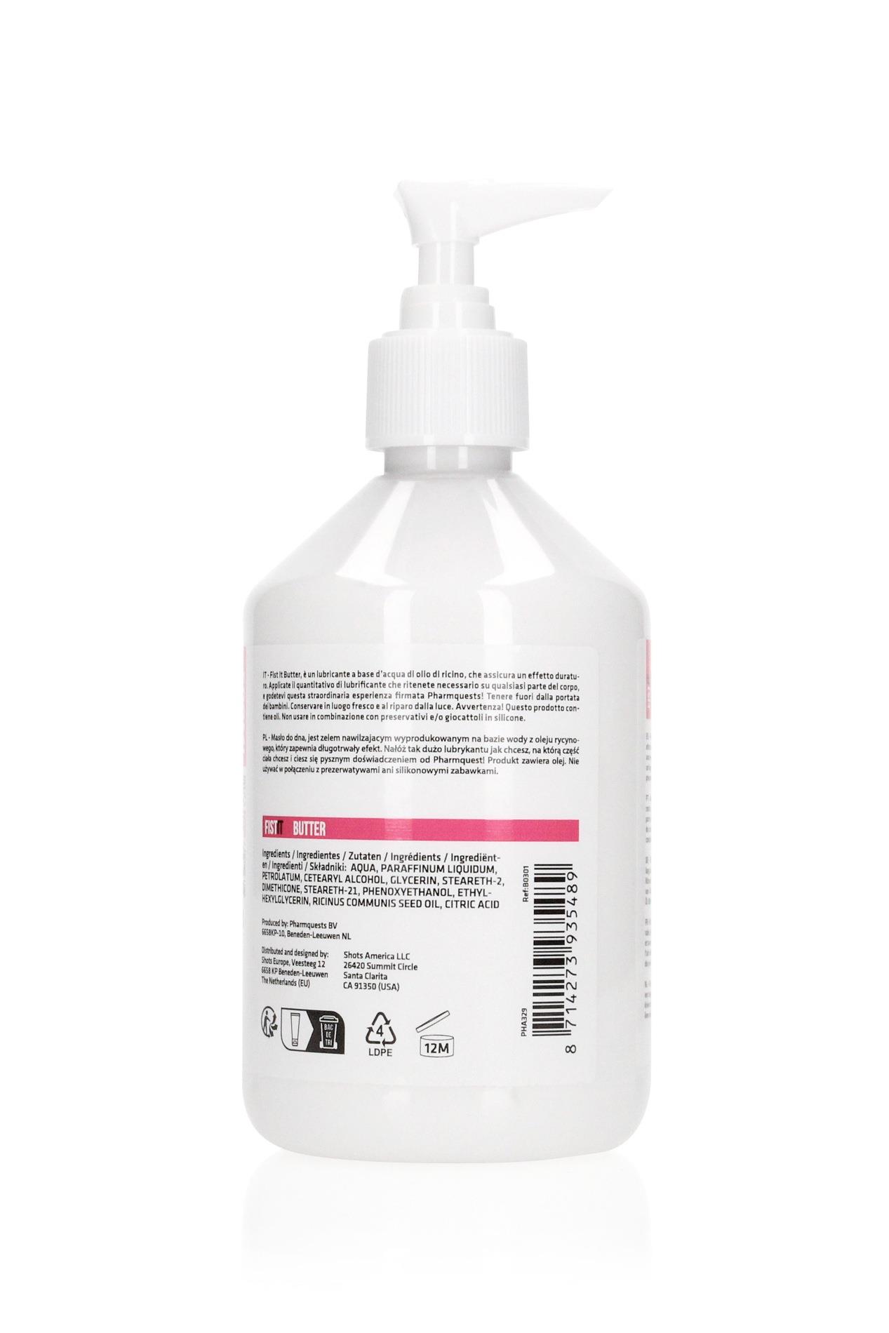 Waterbased Sliding Butter 17 fl oz / 500 ml Pump