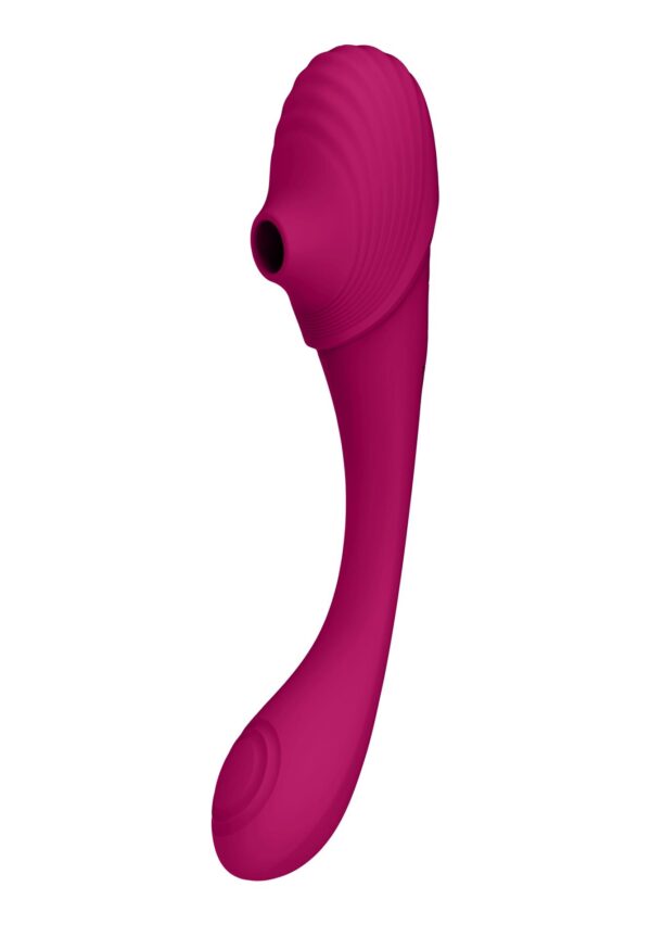 Mirai   Double Ended Pulse Wave & Air Wave Bendable Vibrator