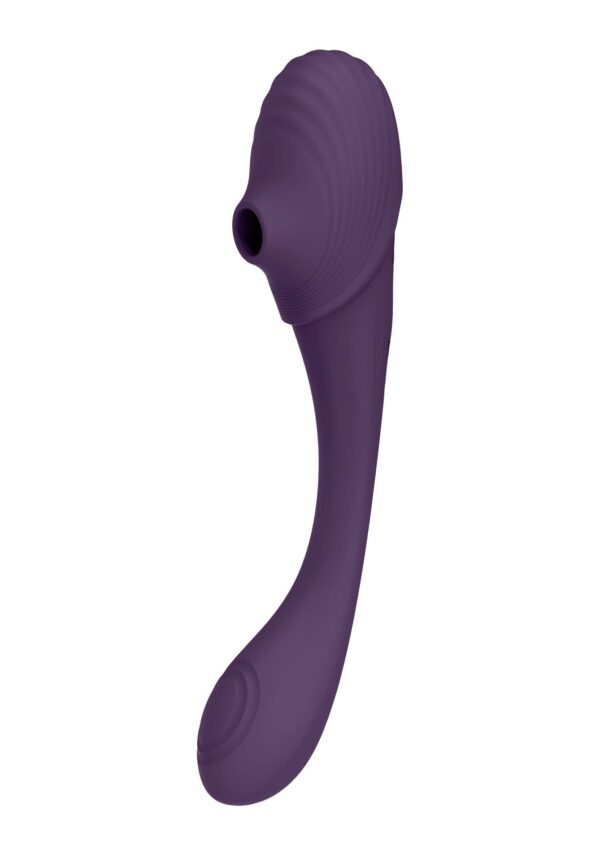 Mirai   Double Ended Pulse Wave & Air Wave Bendable Vibrator