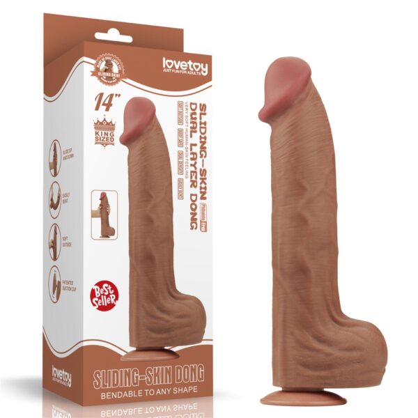 14 King Sized Sliding Skin Dual Layer Dong Brown