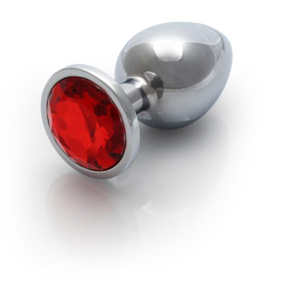 Round Gem Butt Plug   Medium
